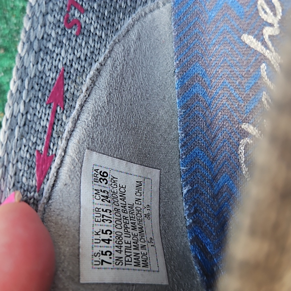Skechers Womens Stretch Fit Wedge Canvas Shoes Heather Gray Size 7.5 - Picture 6 of 9